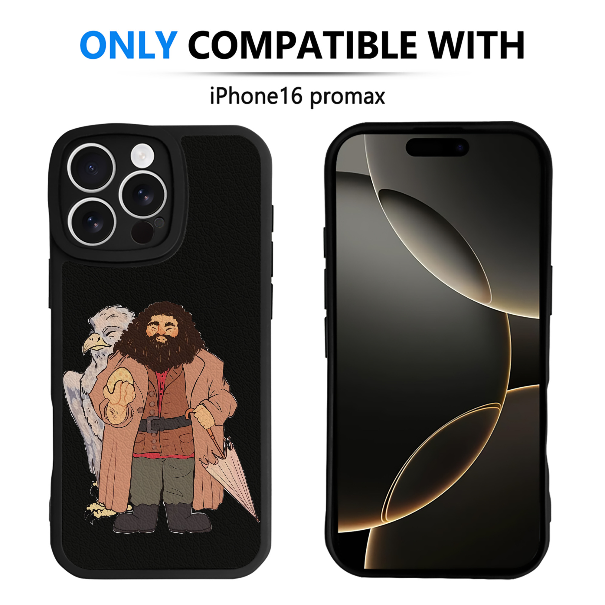 （画像用） Harry Potter ハリー・ポッターシリーズ 【iPhone 16シリーズ対応】シリコンスマホケース（レザー調） 材質：シリコン